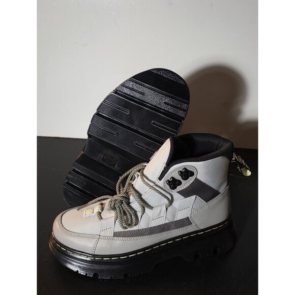 New Dr Martens Boury Utility Combat Boots Gun Metal Grey Size  Men\'s 7 Women’s 8 main image 6